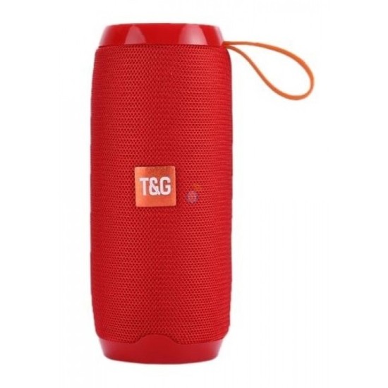 COLUNA PORTABLE SEM FIO BLUETOOTH TG106 VERMELHO